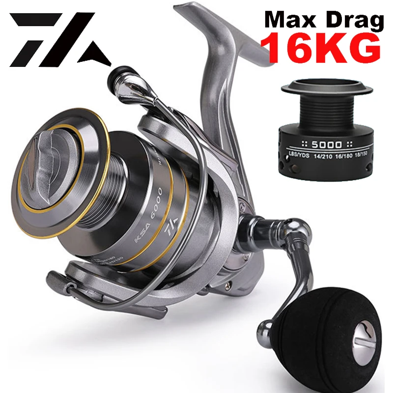 High Quality Double Spool Fishing Reel 5.1:1 4.7:1 Gear Ratio Spinning Reel  Carp Fishing Casting Reel For Saltwater