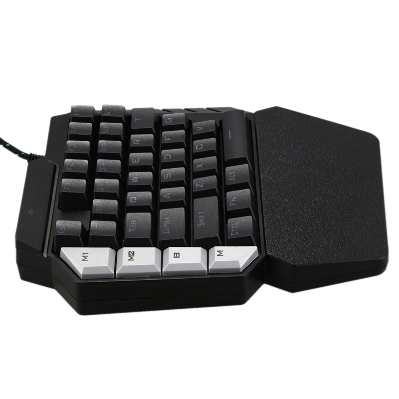 K109 Universal Wired One-Handed Gaming Keypad 38 Keys Mechanical Keyboard