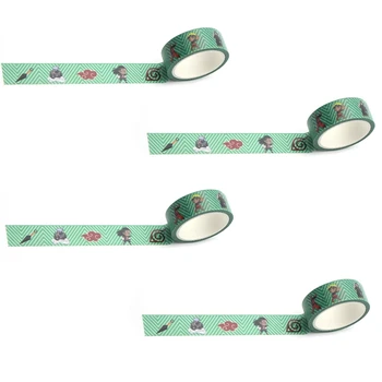 

2Pcs/Lot Anime Naruto Washi Tape Set Adhesive Tape Adhesive Paper Color Stationery Adhesive Tape