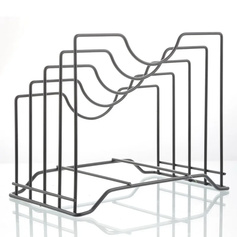 Kitchen metal multi-layer racks Drain racks Pot racks Free punching