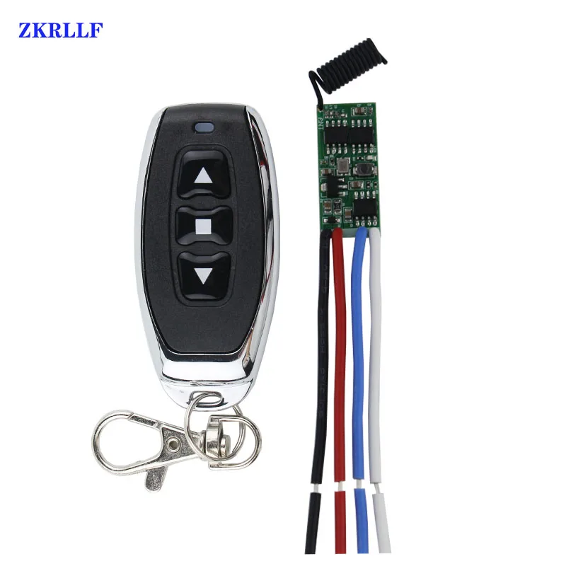 

433mhz Wireless Remote Control Switch Rf Transmitter Receiver 5v 9v 12v 1CH Motor Forward Reverse Steering Controller Module