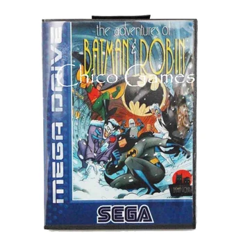 

Sega MD games card - The Adventures Of Batman And Robin Sticker 2 for Sega MegaDrive Video Game Console 16 bit MD card