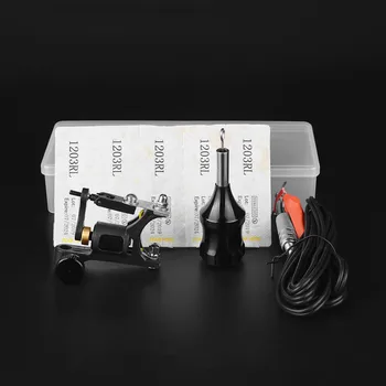 

ATOMUS Rotary Tattoo Machine Set For Shader Liner Professional Permanent Makeup Tattoo Power Supply Grip Tubes Storage Box