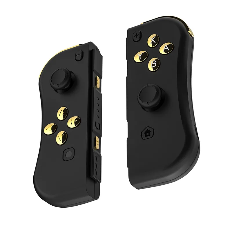 For Nintendo Switch Joy-con Console wireless Bluetooth controller Gamepads NS Joystick Joycon Controller Left Right Grip Handle - Цвет: black gold