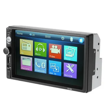 

7 Inch 2 Din HD 800x480 Resolution Touch Screen Multimedia Player For Car Car Video Player Volume Control AUX Jack