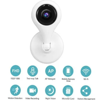 

HD 1080P V380 smart camera wifi version water drop remote home wireless network surveillance camera HD night vision