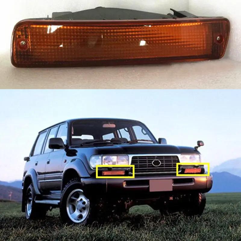 For Toyota Land Cruiser LC80 FJ80 4500 1991-1997 OEM Front Bumper High quality Fog Light L&ampR 2pcs | Автомобили и мотоциклы