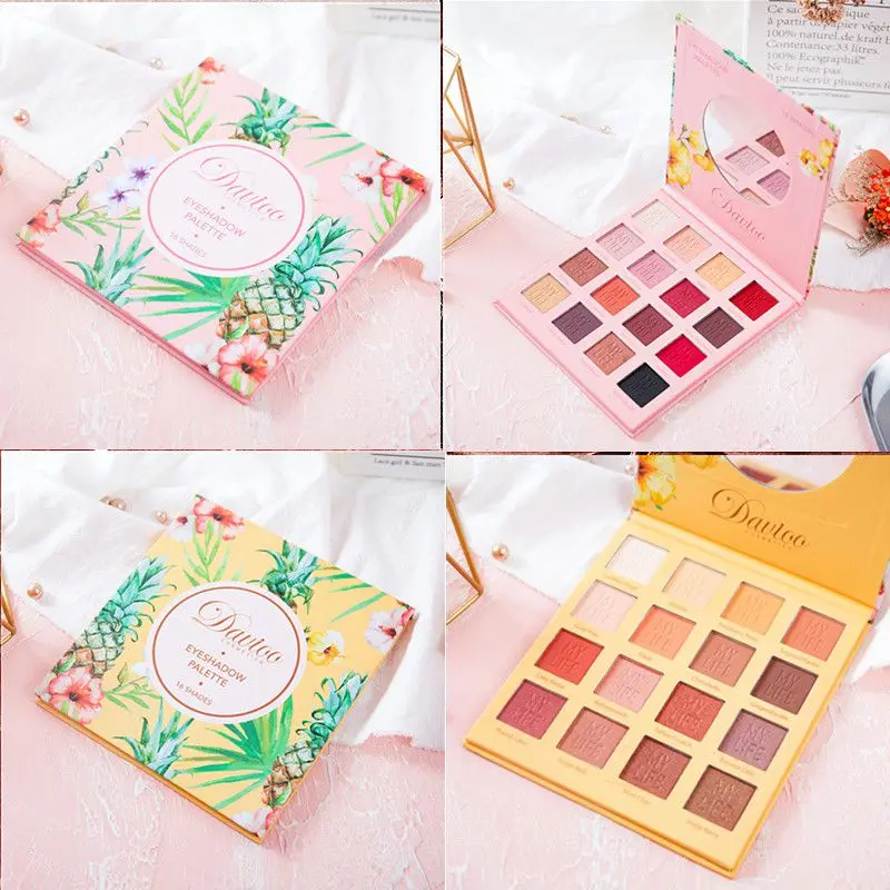 

16 Colors Eyeshadow Palette Nude Waterproof Glitter Pigment Smoky Eye Shadow Pallete For Beauty Make Up Cosmetics Gift For Girls