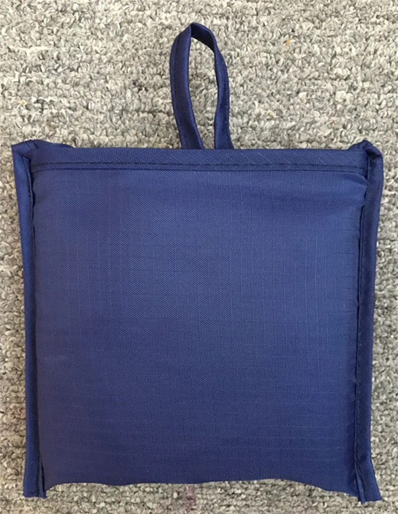 1 шт. Компактная сумка для покупок Модная складная сумка для покупок сумка большой емкости Оксфорд Водонепроницаемая Рипстоп сумка на плечо - Цвет: Синий