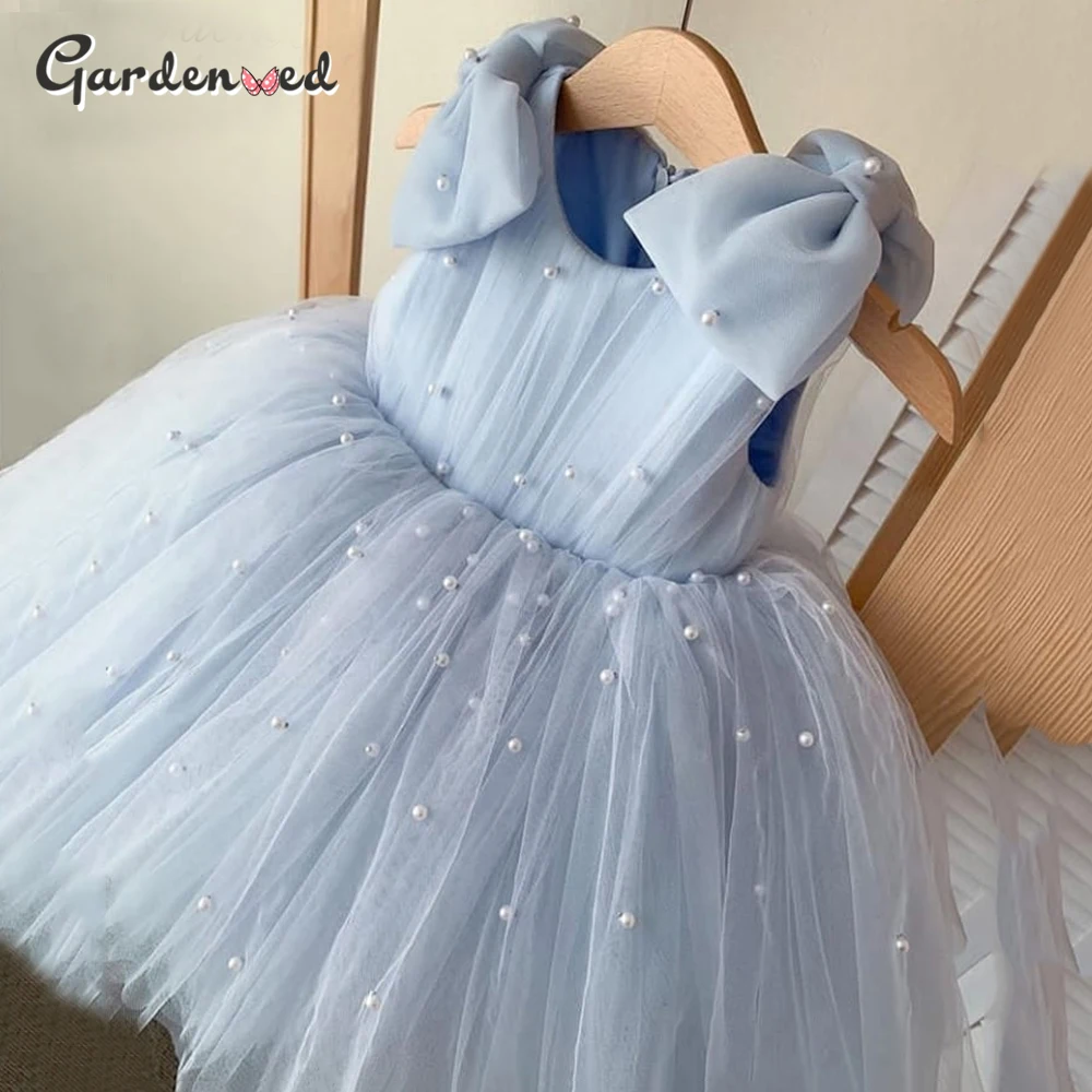 ruffle flower girl dress