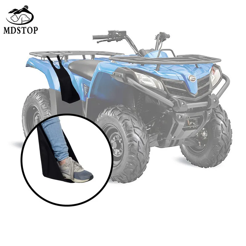 

MDSTOP Foot Rest 2-Pack Heavy Duty Adjustable Universal Fit Foldable ATV Rear Passenger Footrests for ATV UTV