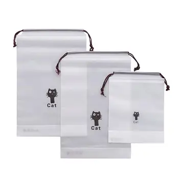 

30pcs Drawstring Bag Frosted Durable Drawstring Bag Organiser Storage Bag Bundle Pocket For Traveling Home Collecting