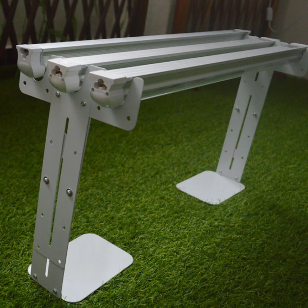 

11-36cm Adjustable Grow Light Tube Stand Rack 1-6 Tubes Supportor for Seed Starting Flower Bloom Plant Growing Bulb Holder