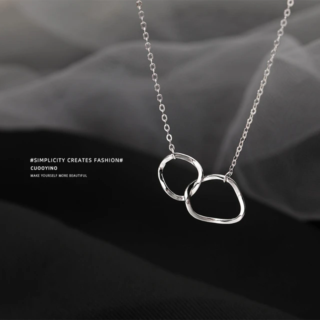 Top 153+ 5 interlocking rings necklace super hot awesomeenglish.edu.vn