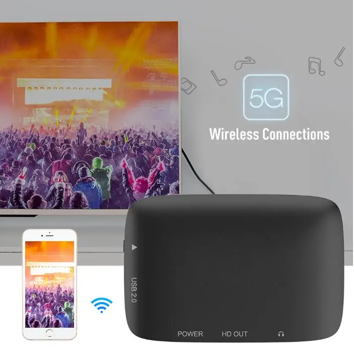 1080P 2,4G/5G беспроводной HDMI кабель Wifi Дисплей Ключ ТВ палка зеркальный экран Miracast Airplay DLNA HD ТВ адаптер для iOS Android