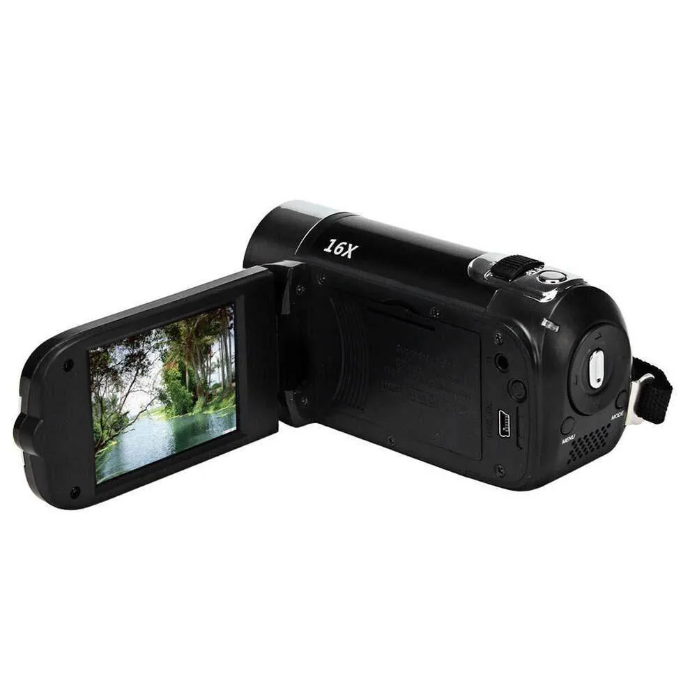 1080P HD Цифровая камера портативная Videocamcoder Videocam DV для домашнего использования дорожная видеокамера вращающийся на 270 градусов экран
