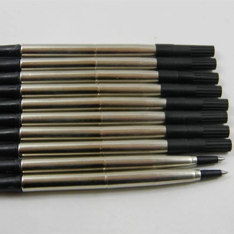 10pcs Pen Refills Black Ink Refill Cross Pen Refills Black Medium Home Pens Cross Pen Refills Writing Office Nib Stationery