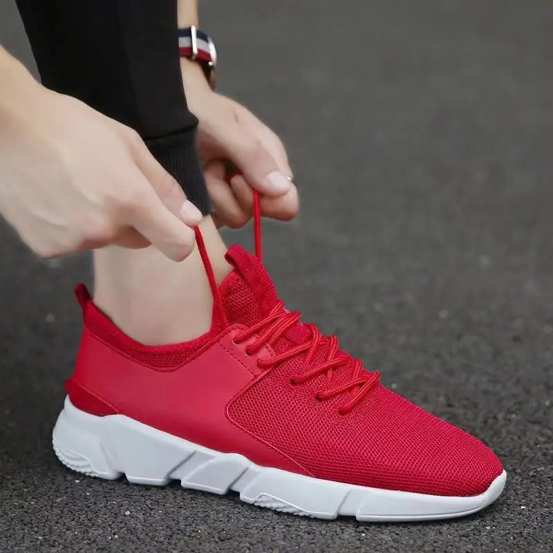 

2019 Autumn & Winter New Style Spring MEN'S SHOES Anti-slip Casual Mesh Athletic Shoes Breathable Korean-style Versatile COUPLE'
