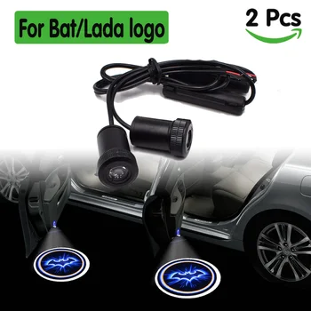 

Car door light logo projector lights for Renault opel lada bat emblem courtesy Ambient welcome lamp ghost shadow car lighiting