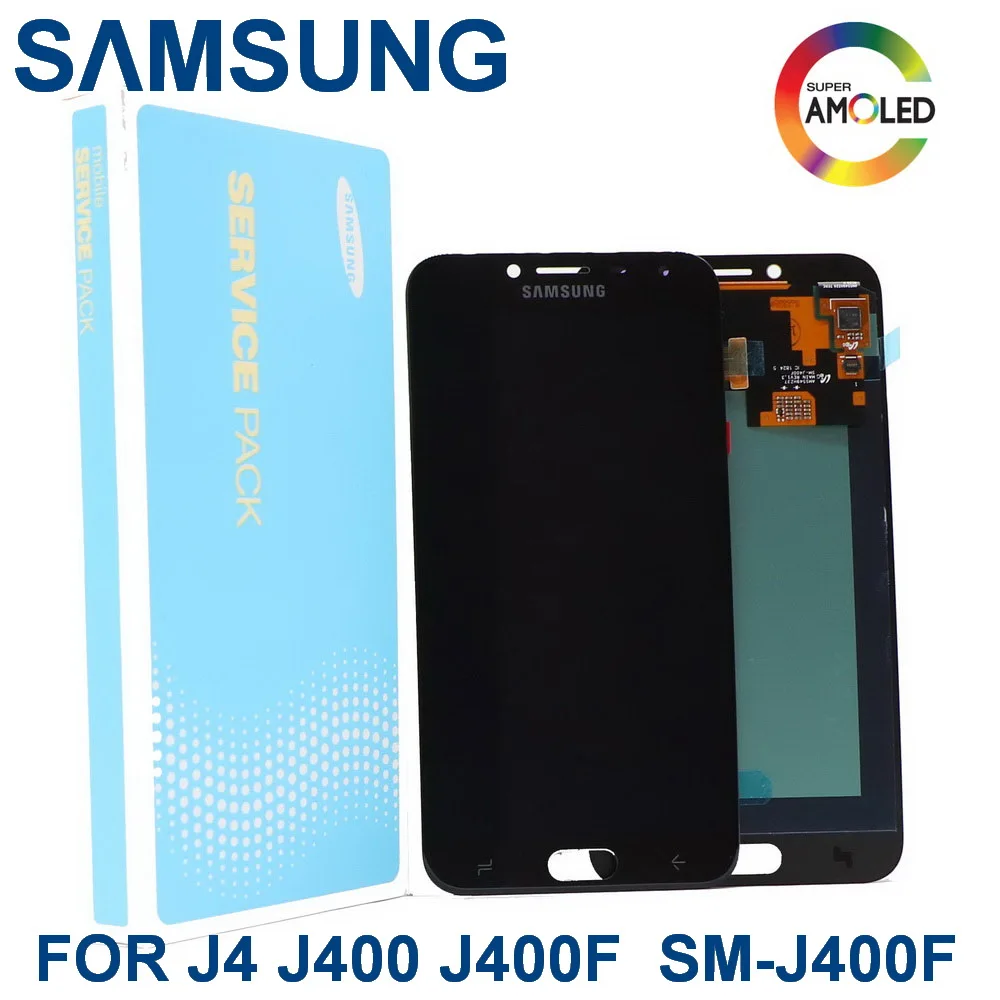 

Original Super AMOLED For Samsung Galaxy J4 J400 J400F SM-J400F J400G/DS LCD Replacement Display Touch Screen Digitizer Assembly