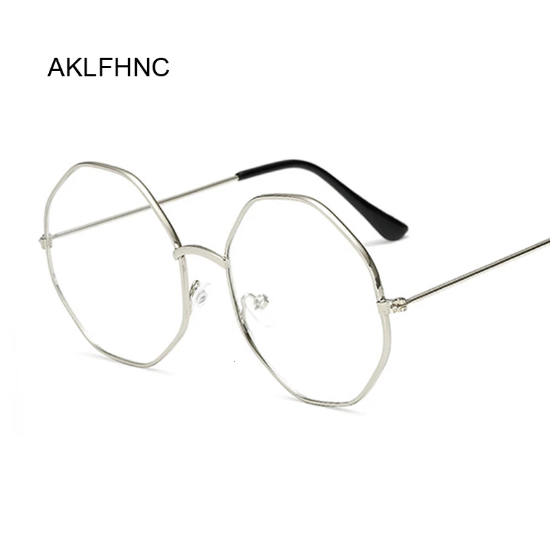

Fashion Clear Glasses Frame For Women Men Vintage Round Eye Glasses Female Plastic Transparent Optical Glasses Frames