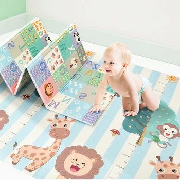 

Educational Mat Foldable Baby Play Mat Xpe Foam Puzzle Children's Carpet Thickened Baby Room Crawling Pad Toys for Kids