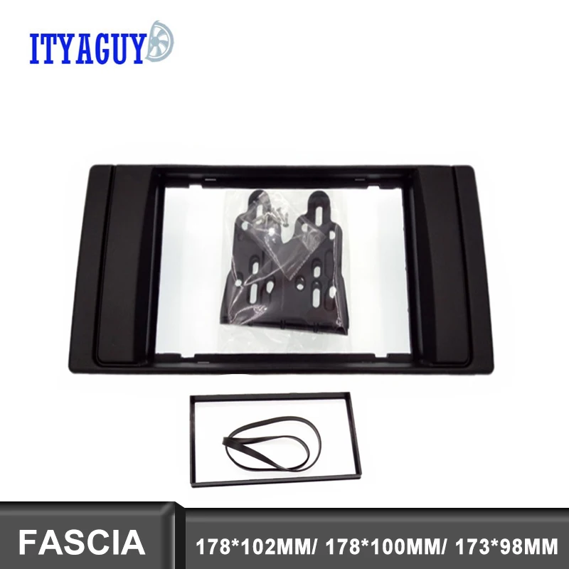 

Fascia For BMW series 5 E53 E39 Car DVD Radio Frame Stereo Panel Face Dash Installation 2DIN Trim Kit Mounting Facia Bezel