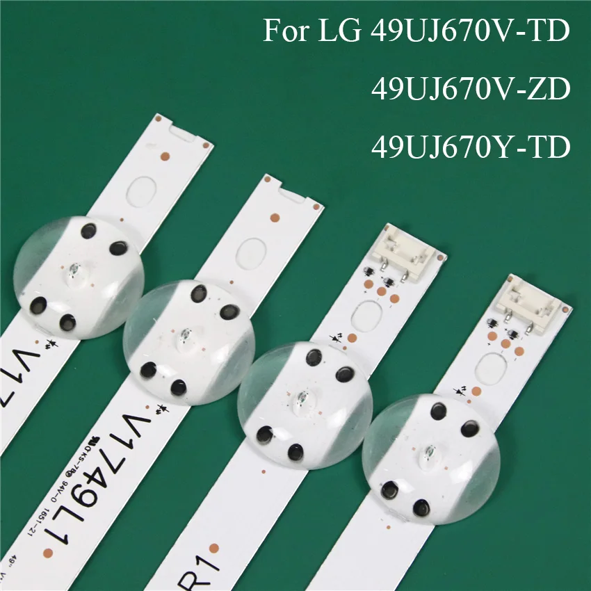 LED TV Illumination Part Replacement For LG 49UJ670V-ZD 49UJ670V-TD ...