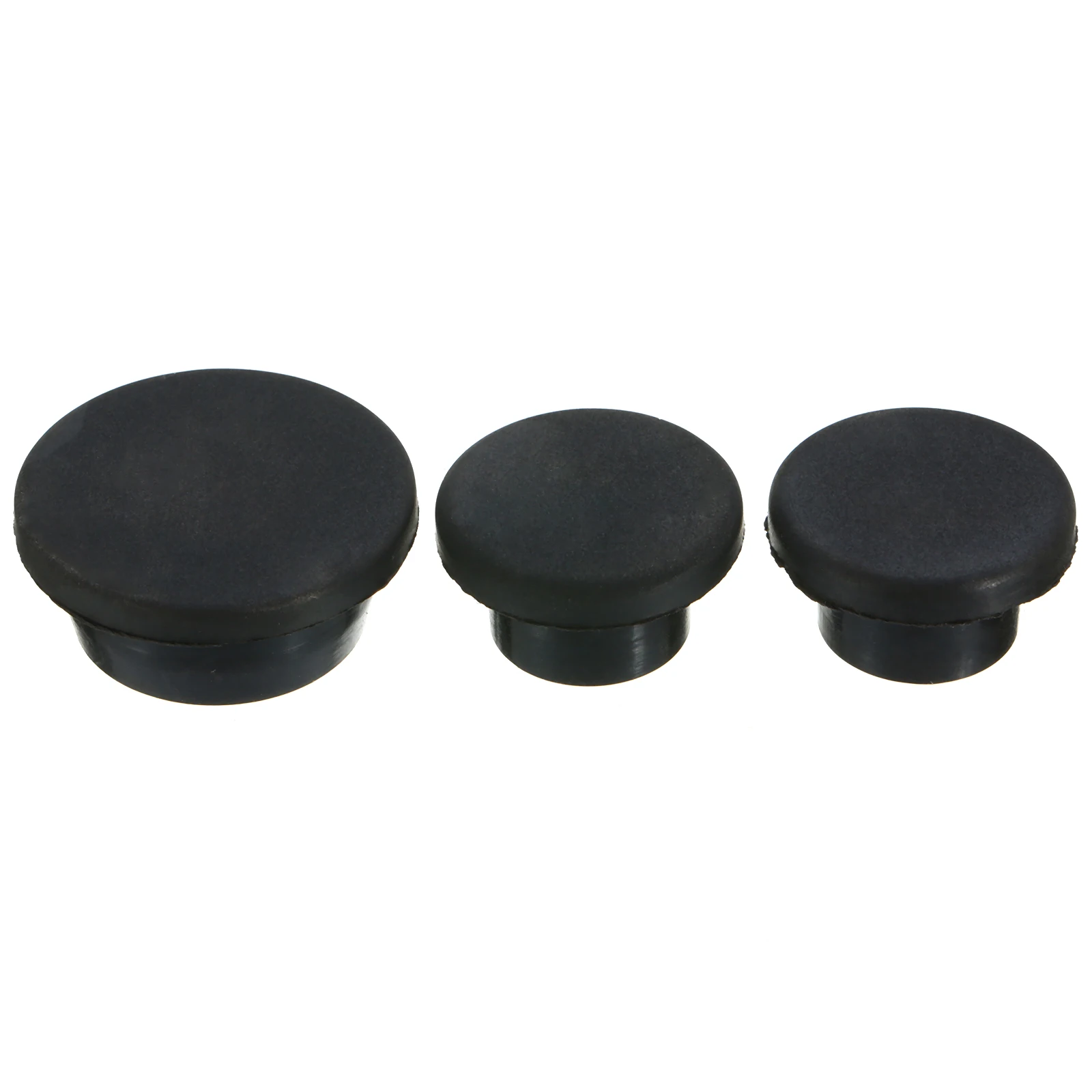 New Arrival 3pcs Rubber Removable Plug Set Waterproof Plugs Accessories For Jeep Wrangler JK 2007-2018