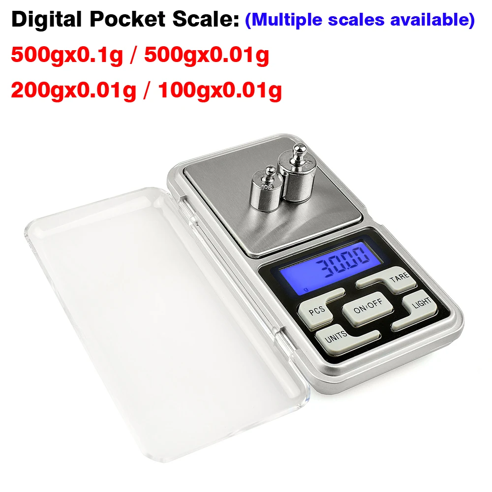 500gx0.01g Gram Mini Digital LCD Balance Gold Silver Jewelry Weight Pocket Scale 
