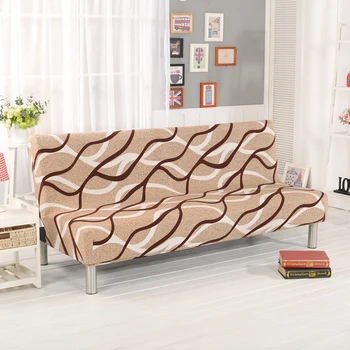 

30 Sofa Cover Spandex Stretch Elastic Wrap Slipcover Anti-dirty Bench Cover Without Armrest Folding Sofa Cover