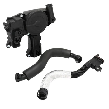 

Oil Water Separator with 2 Hose PCV Valve Crankcase for Audi A3 A4 A5 Q3 Q5 06H103495 06H103495A