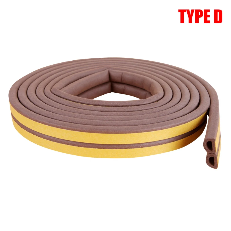 

Door Weather Stripping Window Seal Strip Self-adhisive Foam Weather Strip Door Seal Soundproof DTT88