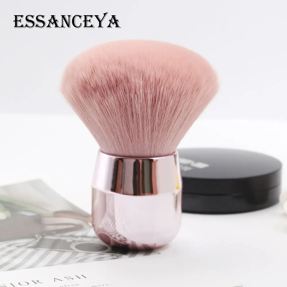 ESSANCEYA, 1 шт., розовые кисти для макияжа, мягкие синтетические волосы, румяна, пудра, кисть для основы, кисти для макияжа, инструменты, женский косметический набор