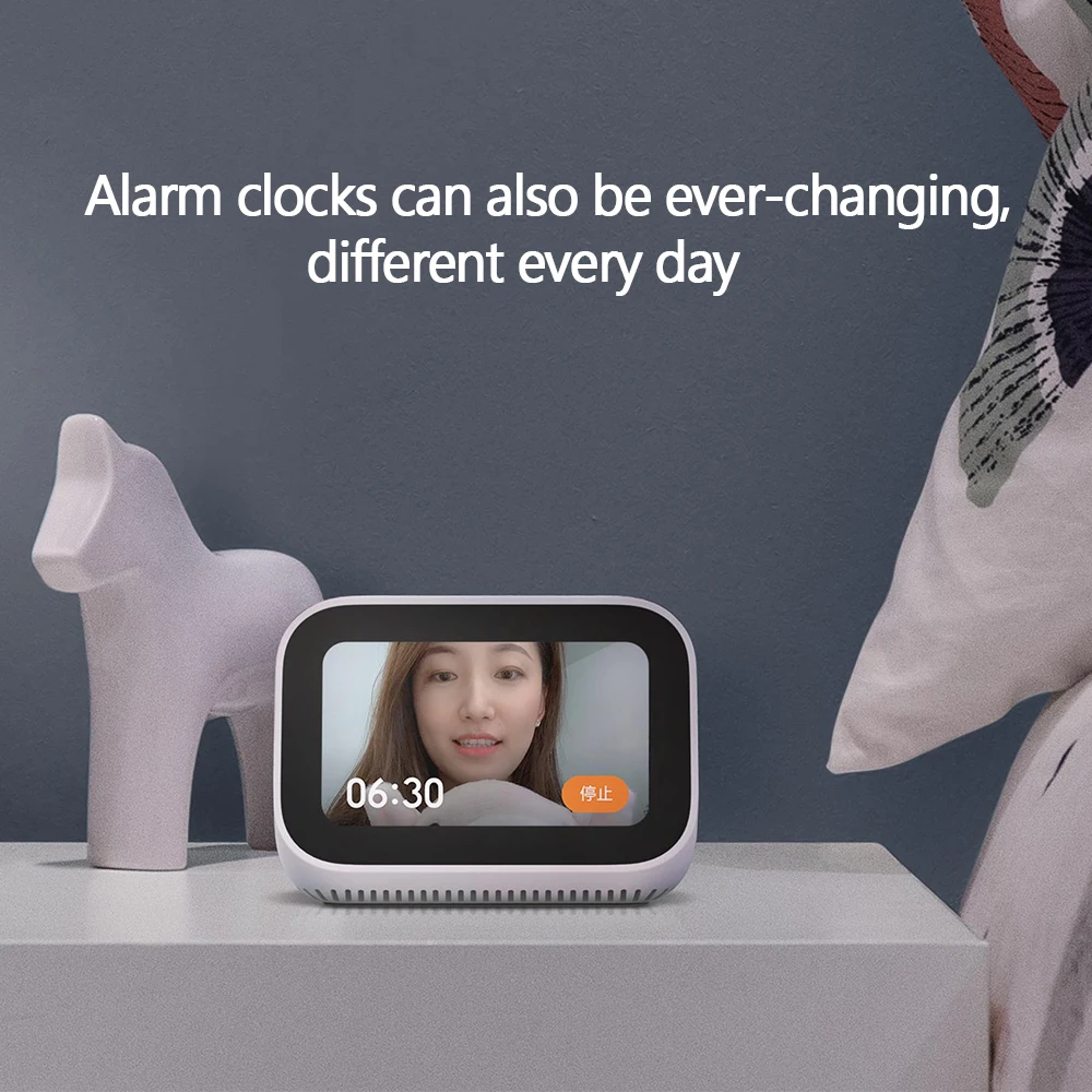  Original Xiaomi AI Touch Screen Bluetooth 5.0 Speaker Digital Display Alarm Clock WiFi Smart Connec