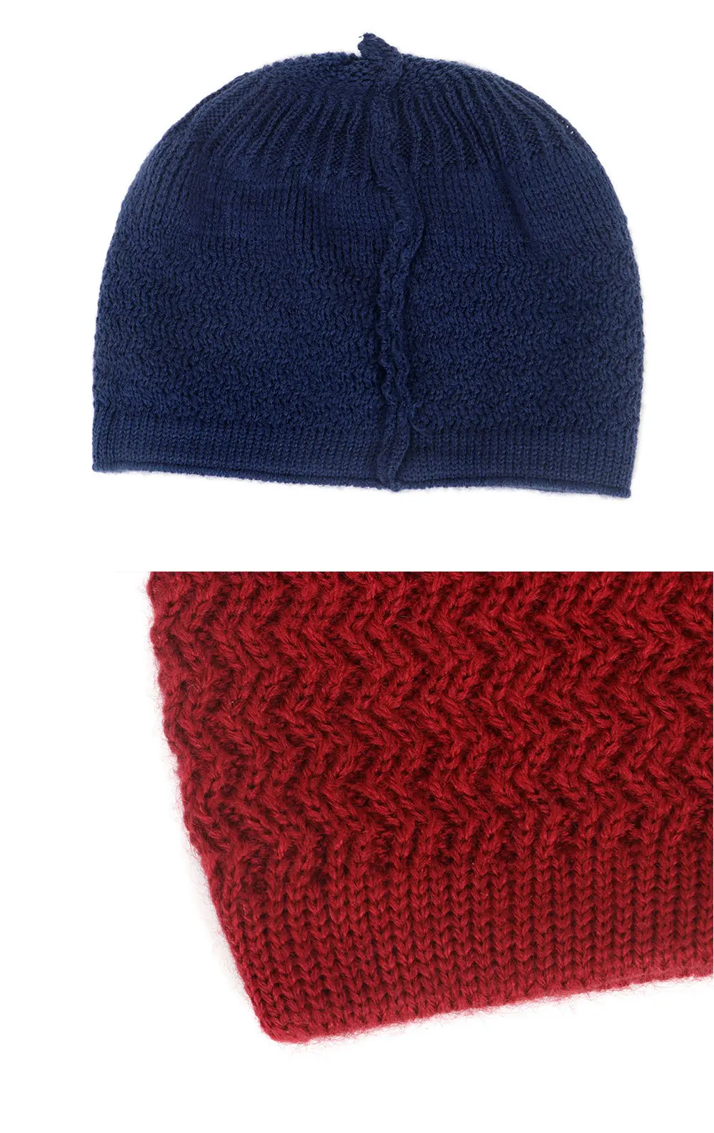2021 New Pencil Cap Otton Skull Cap Beanie Kufi with Checkered-Knit Pattern in Solid Colors for Everyday Wear