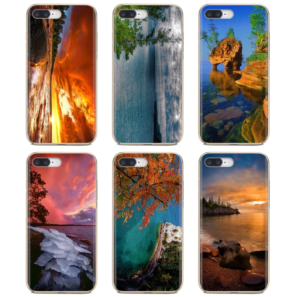 Aurora Borealis Lake Minnesota для Huawei Honor Y5 2019 8S 9X Pro 20 10 10i Lite оригинальный силиконовый чехол
