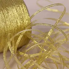 25 ярдов серебро/золото шелковая лента DIY 6 мм материалы ручной работы для дома свадьба для упаковки подарков инструменты