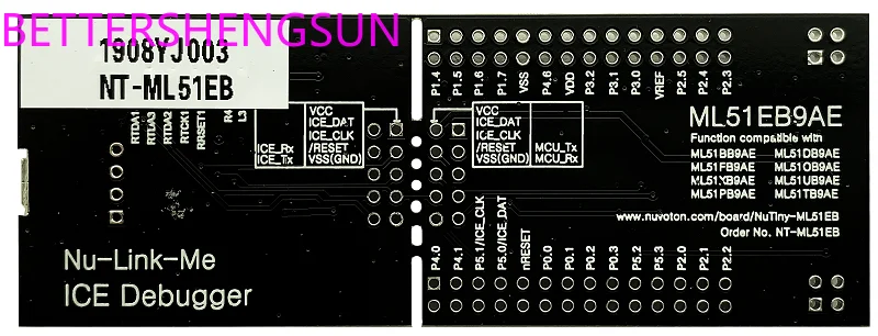 ARM Cortex-M микроконтроллер NuTiny-ML51EB9AE макетной платы