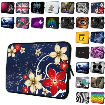 

Duo Zipper 7" 10" 12" 13" 14" 15" 17" 15.6" 13.3" 11.6" Laptop Sleeve Bag Cover Case Neoprene Shockproof Pouch For Chuwi Lenovo