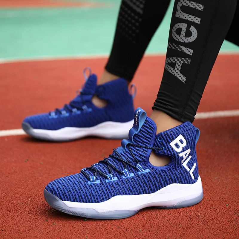 RUIFF, мужские кроссовки для баскетбола, дышащие, высококачественные кроссовки, мужские, удобные, легкие, модные, спортивная обувь