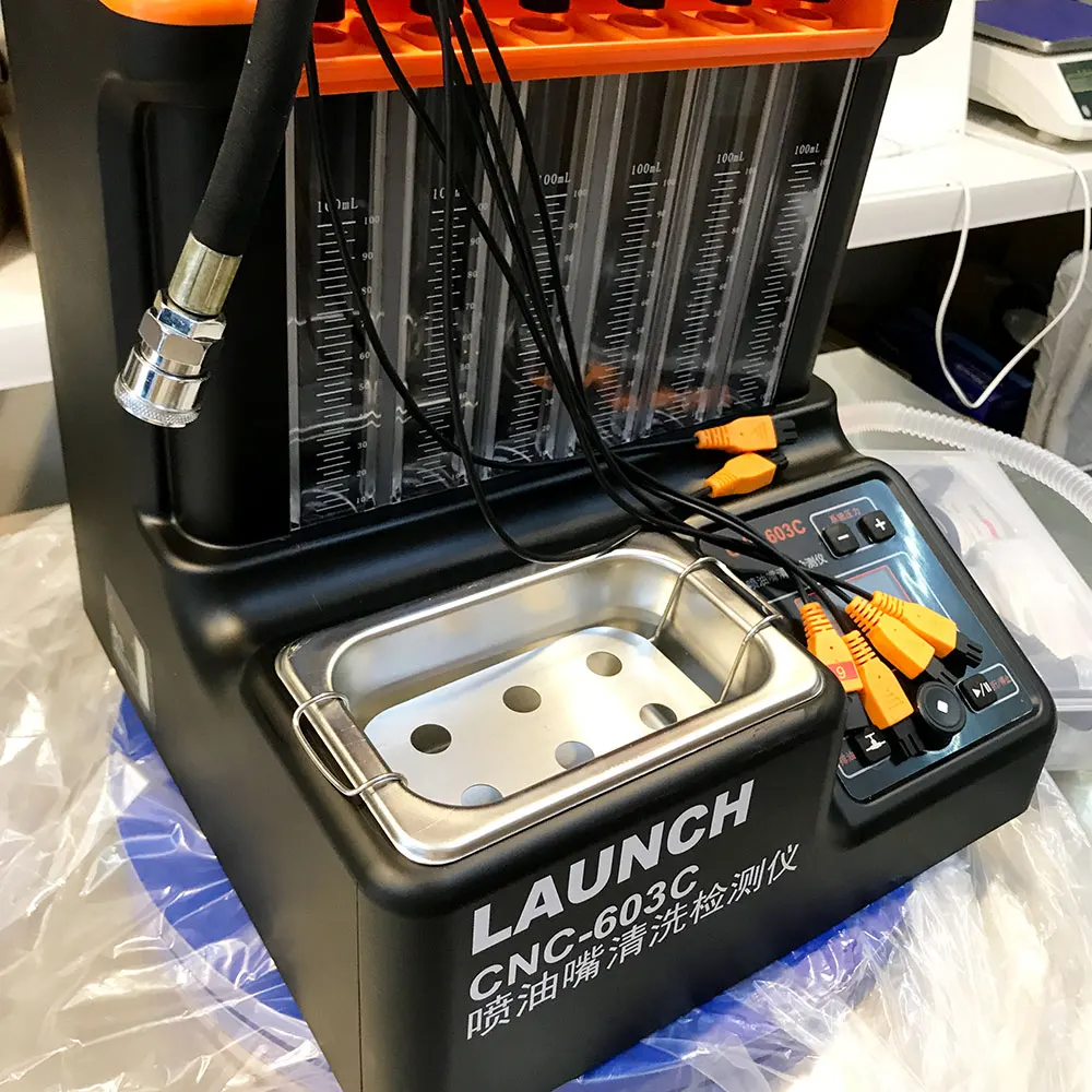 

220V CNC-603C Fuel Injector Tester Cleaning Machine Test Bench Equipment