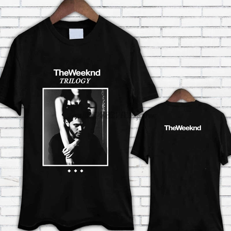 Новая Трилогия Weeknd альбом Обложка Xo Мужская черная футболка на заказ хорошего