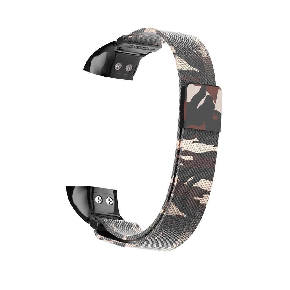 Color 1 Hangrui Камуфляжный ремешок на запястье для huawei Honor Band 5 Металл Миланская петля ремешок для huawei Band 4 бандана 5 Смарт-Аксессуары - Цвет: Color 1