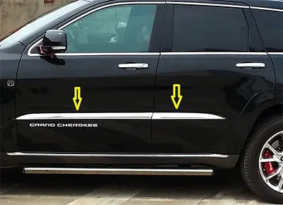 4 шт. хромированные молдинговые полосы для JEEP Grand Cherokee 2014-2017 | Автомобили и