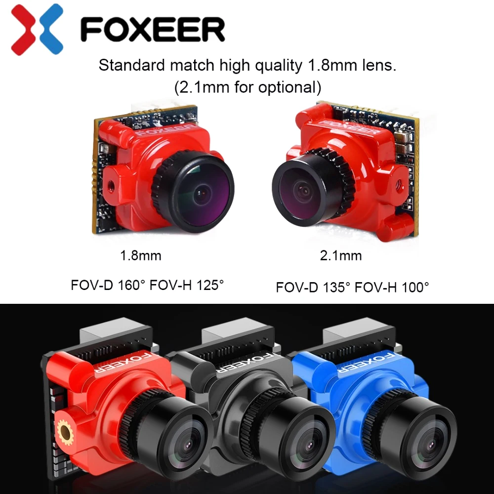 

Hot Original Foxeer Arrow Micro Pro 1/3" CCD 1.8mm 600TVL PAL/NTSC Mini FPV Camera W/ OSD For RC Drone Multirotor