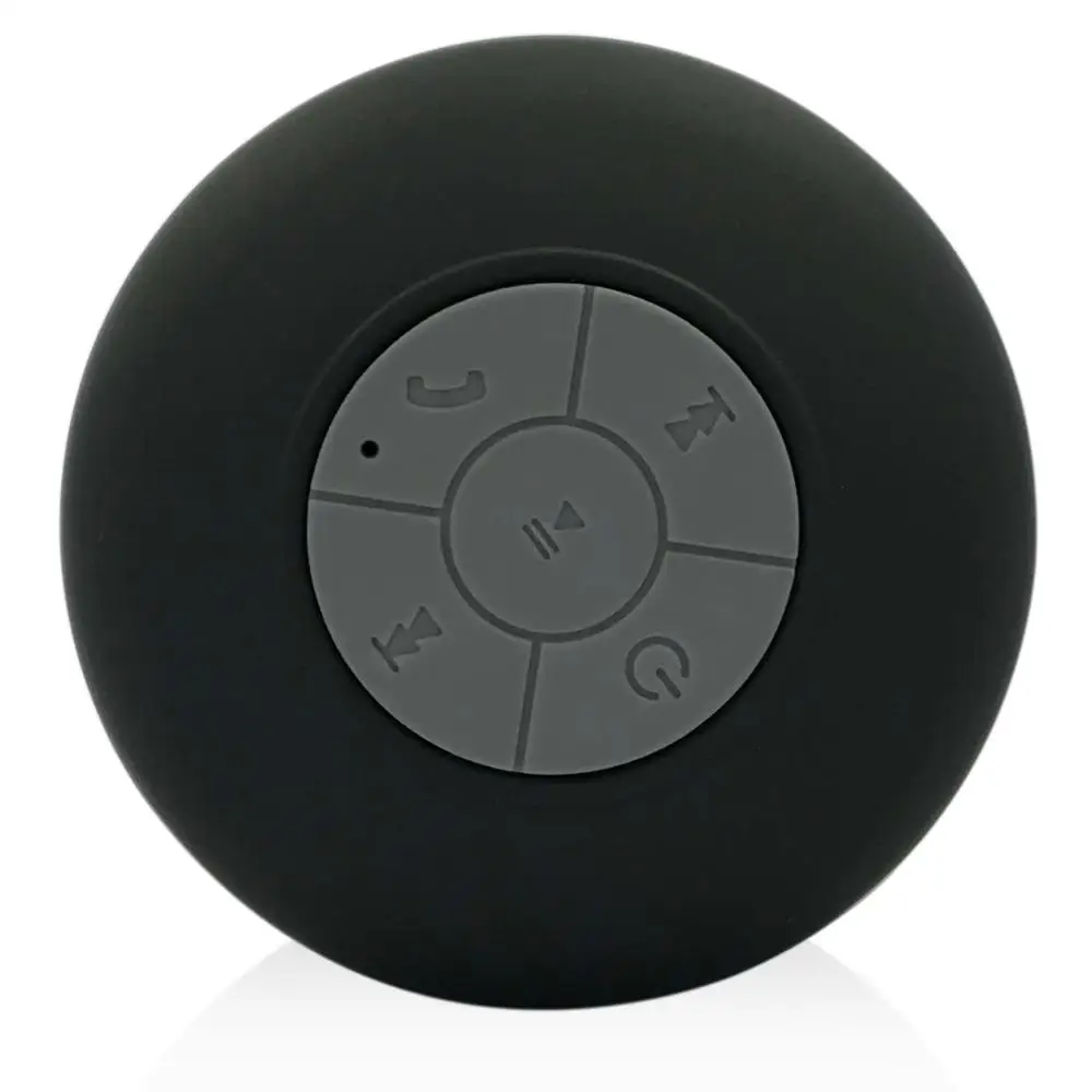 black Мини Душ беспроводной динамик с bluetooth открытый динамик портативный динамик водонепроницаемый динамик s для iPhone автомобиля MP3 Handfree приемник - Цвет: black