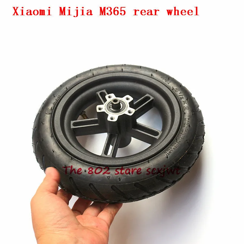 Высокое Качество Xiaomi Mijia M365 Скутер задние колеса 8 1/2X2 Xiaomi электрическая доска для скейта пневматическая труба шины 8,5 дюймов колёсные диски - Цвет: 8 1 2x2 wheel