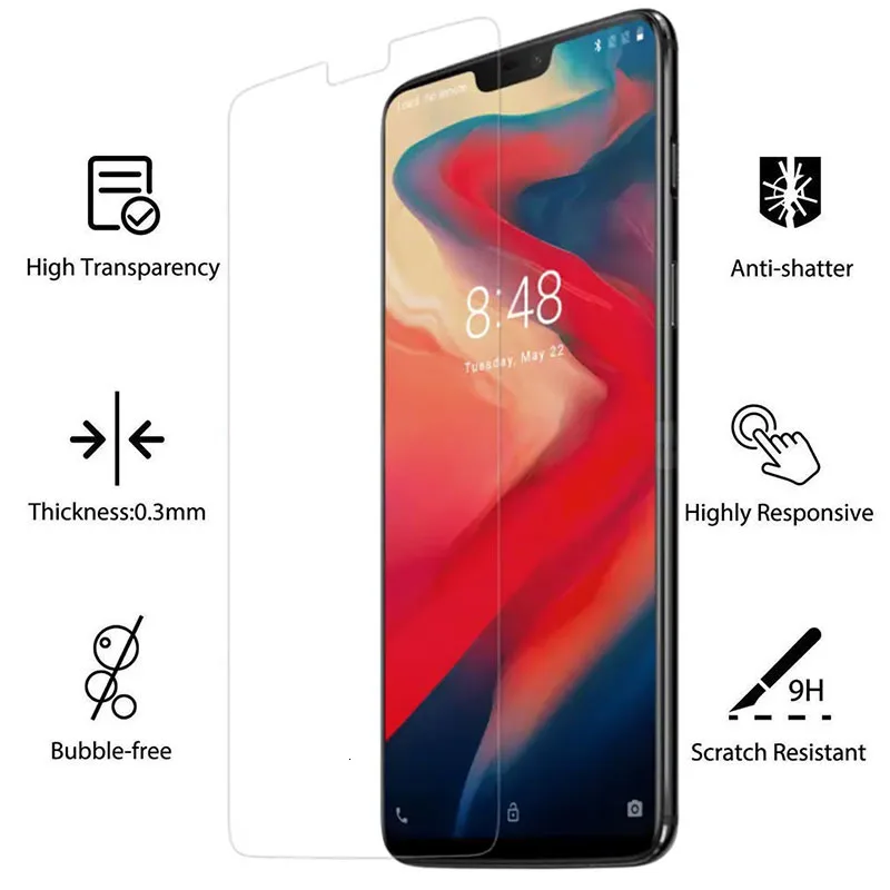 Защитное стекло для oneplus 6 t 5 5t 3 3T 7 закаленное на one plus glas Защитная пленка экрана 2pcs