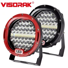 

VISORAK 7 Inch SUV LED Driving Work Light Bar Lamp For Defender Ford 4x4 Car Truck Pickup 4WD Off Road ATV Auto Jeep Bus Toyota